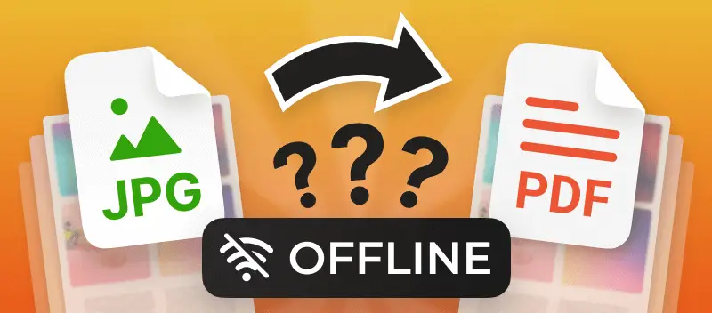 How to Convert PDF to JPG Offline 