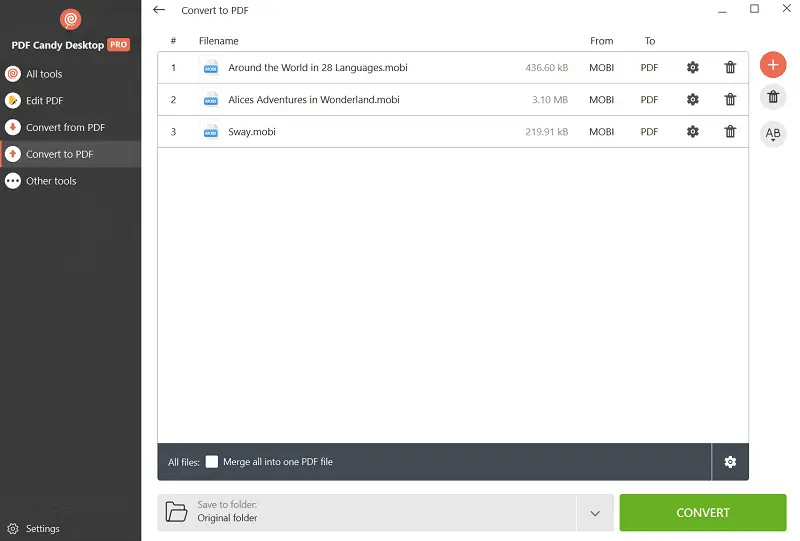 How to convert MOBI to PDF on Windows